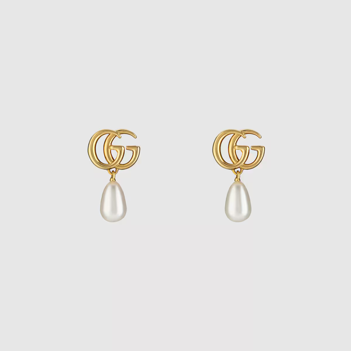 Gucci - GG Marmont pearl drop earrings | Gucci (US)