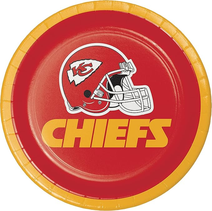 Kansas City Chiefs Dessert Plates, 24 ct | Amazon (US)