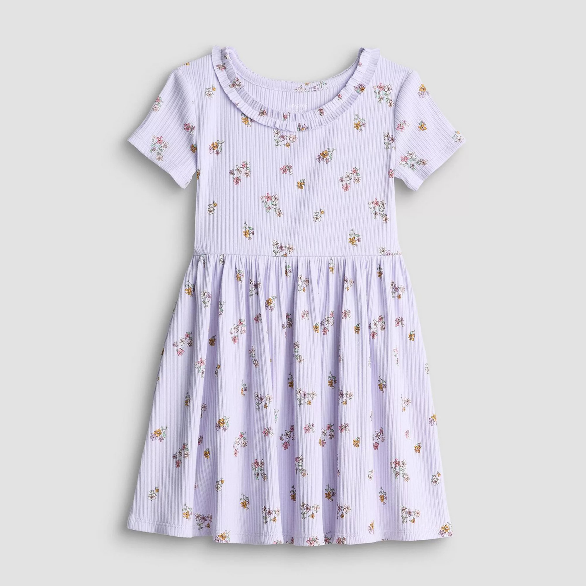 Girls 4-12 Jumping Beans® Pointelle Ruffle Dress | Kohl's