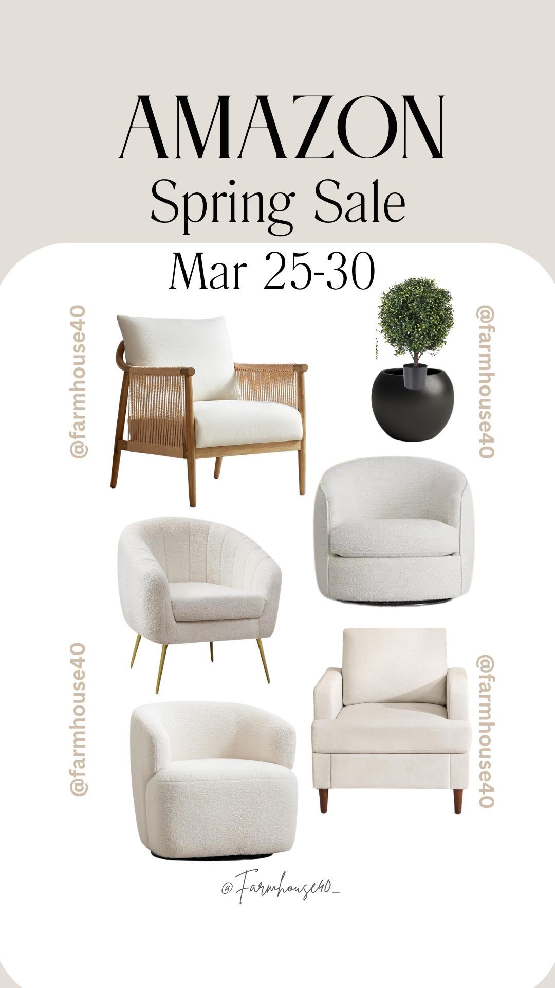 Are accent chairs on your list for decor this Spring? Living room, bedroom corner or office? Now is the time….big savings, don’t miss out🏠

#LTKSaleAlert #LTKStyleTip #LTKHome