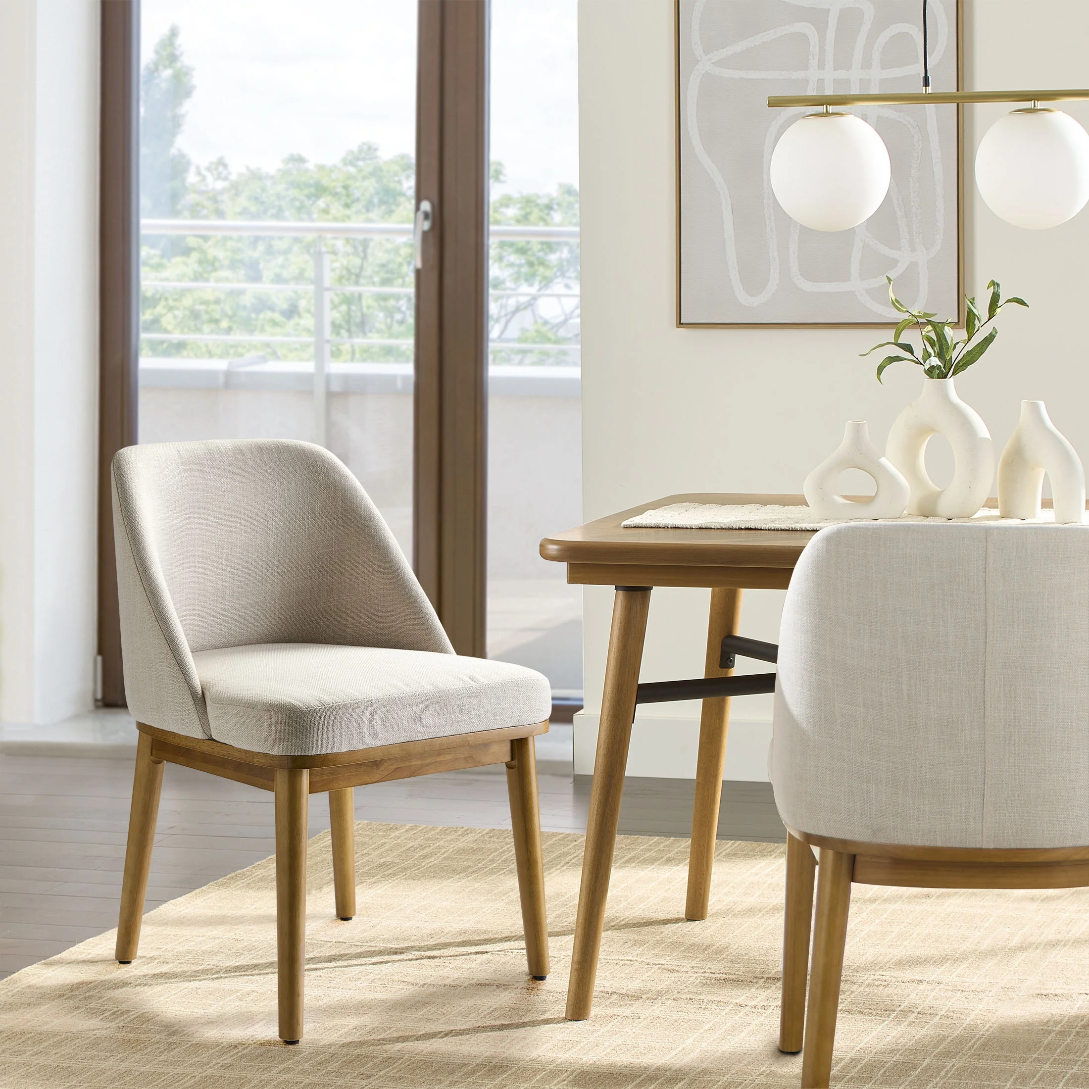 Better Homes and Gardens Springwood Dining Chair, Light Honey Finish | Walmart (US)
