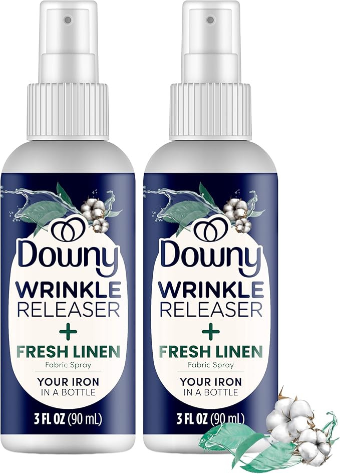 Downy Wrinkle Releaser Spray All In One Wrinkle Release Spray Travel Size, Odor Eliminator, Stati... | Amazon (US)