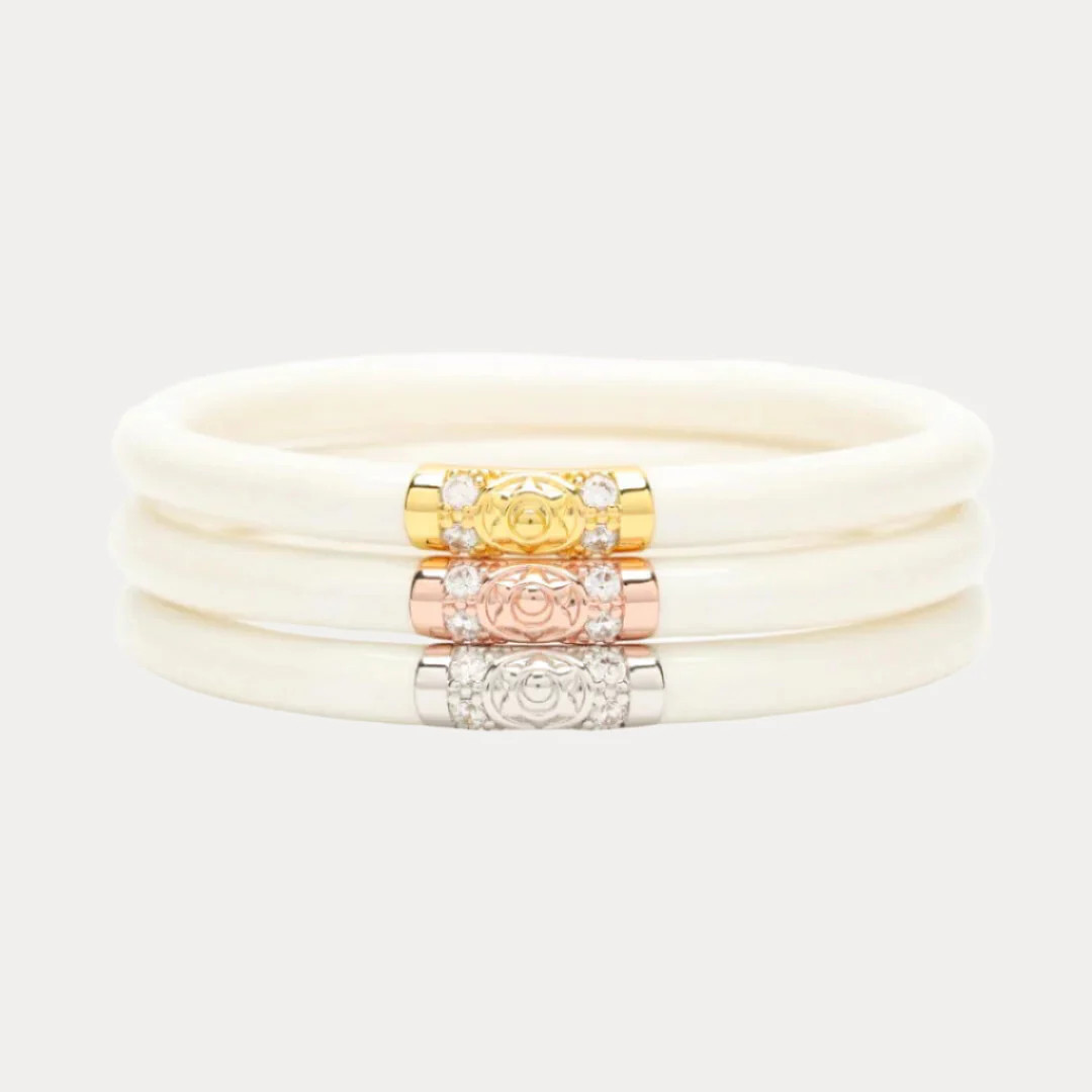 Three Kings All Weather Bangles® (AWB®) - Ivory | BuDhaGirl