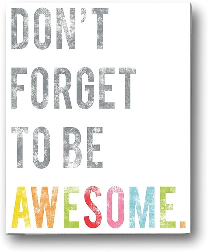Children Inspire Design Don't' Forget to Be Awesome Wall Art Print, 24" x 36" | Amazon (US)