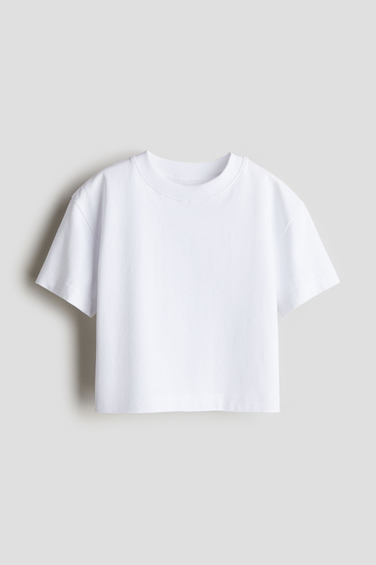 H & M - Boxy T-Shirt - White | H&M (US + CA)