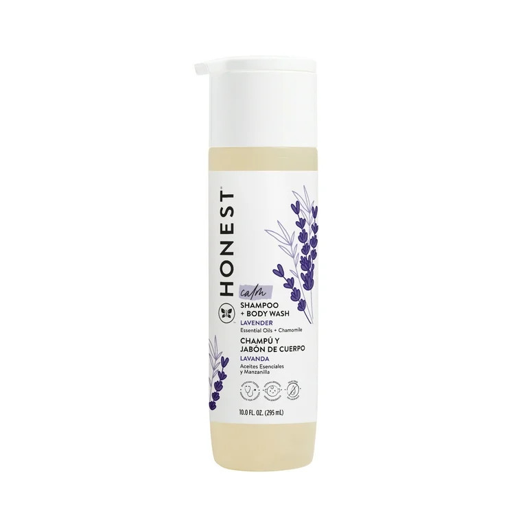 The Honest Company 2-in-1 Baby Shampoo and Body Wash Calm Lavender 10 fl oz | Walmart (US)