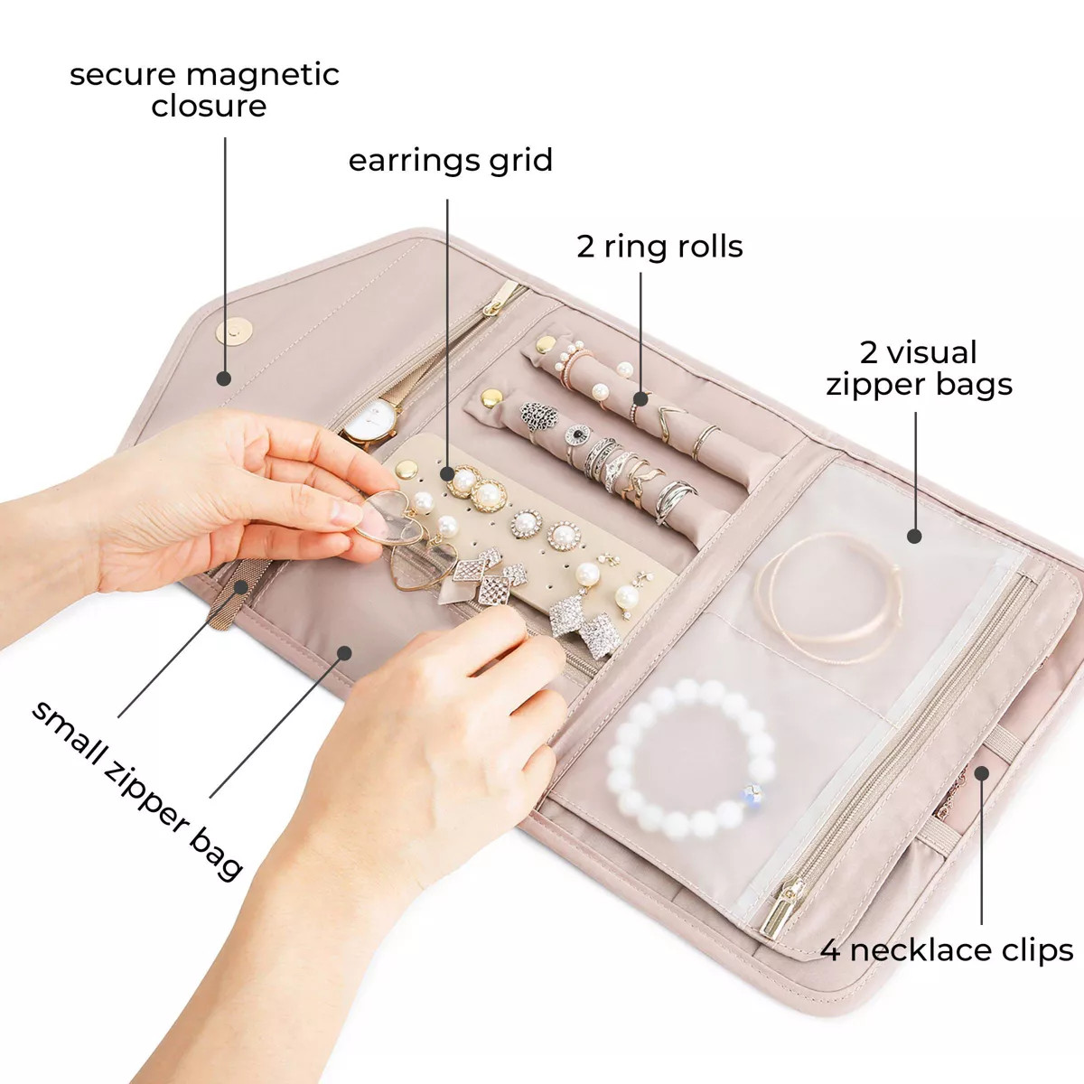 Bagsmart Peri Jewelry Handbag Organizer | Target