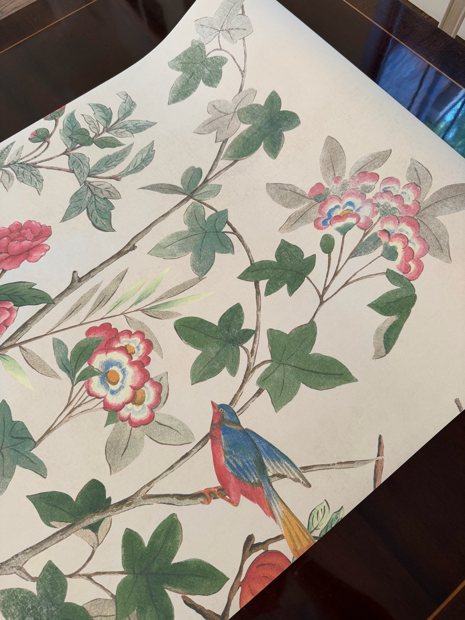 Dining room wallpaper