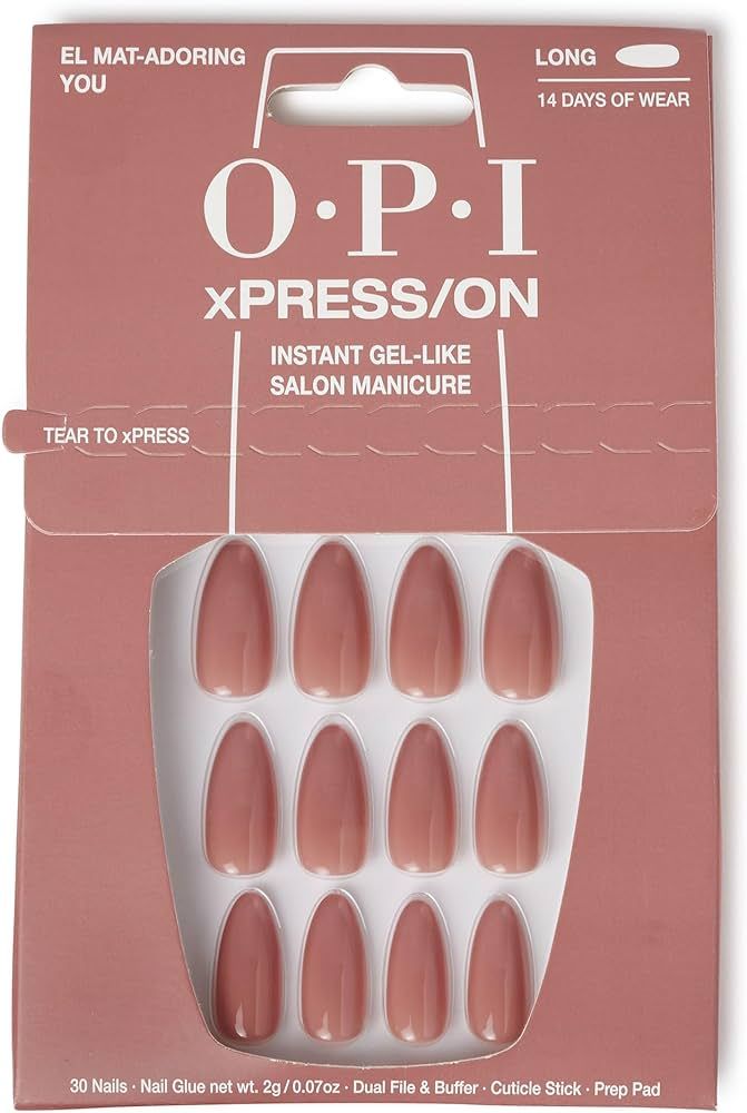 OPI xPRESS/ON Press On Nails, Up to 14 Days of Wear, Gel-Like Salon Manicure, Vegan, Sustainable ... | Amazon (US)
