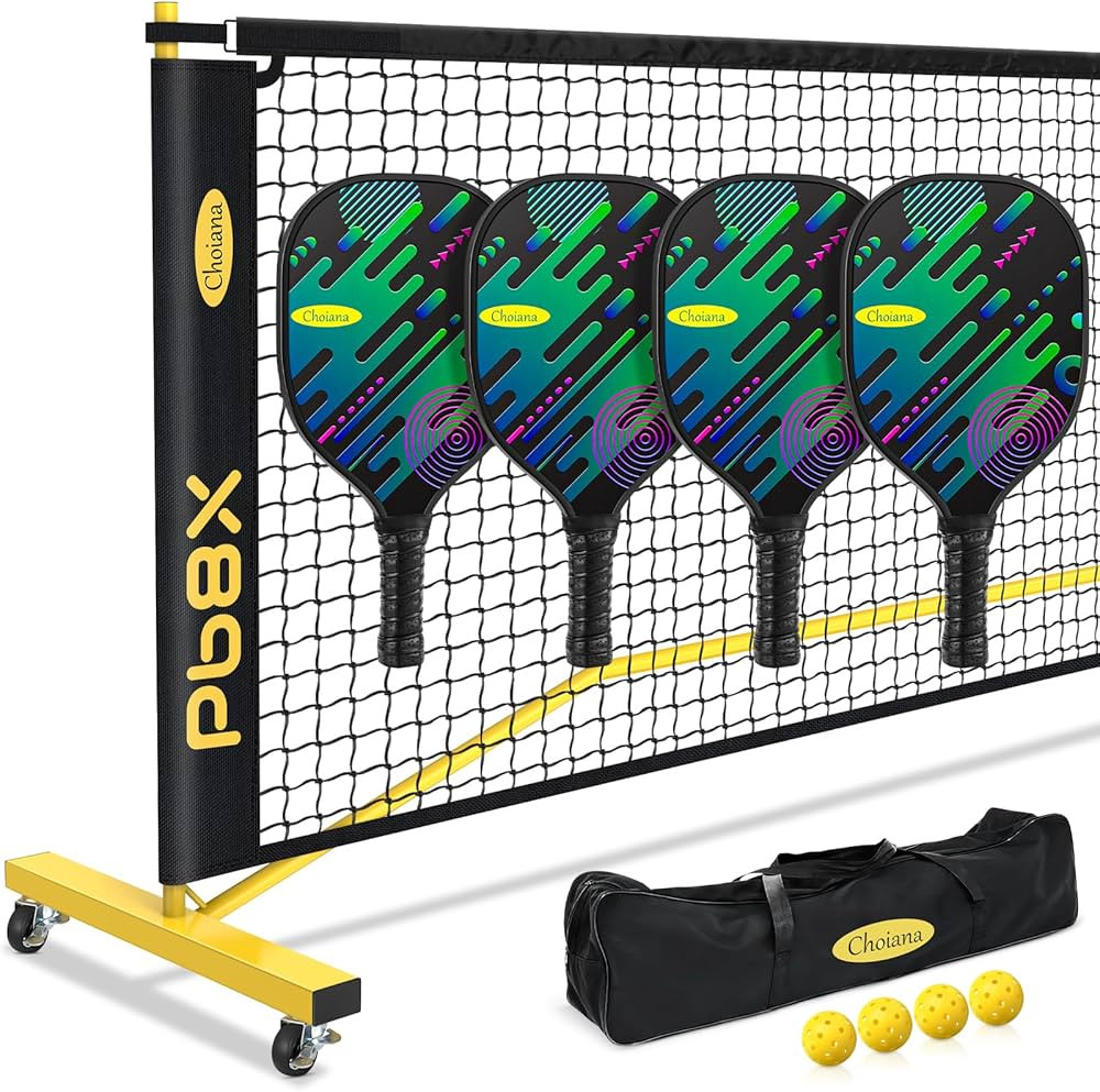 Pickleball Net with Paddles & Balls | Amazon (US)