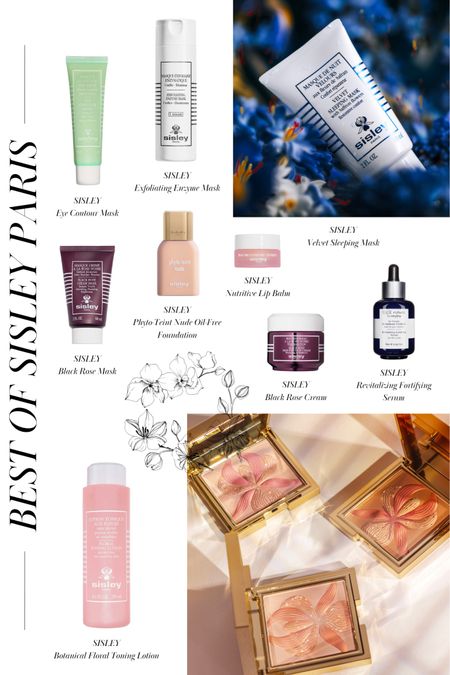 10 best Sisley-Paris beauty products that are totally worth it ✨

1. Eye Contour Mask
2. Exfoliating Enzyme Mask
3. Velvet Sleeping Mask
4. Black Rose Cream Mask
5. Phyto-Teint Nude Oil-Free Foundation
6. Nutritive Lip Balm
7. Black Rose Skin Infusion Cream
8. Hair Rituel Revitalizing Fortifying Serum for Scalp
9. Botanical Floral Toning Lotion
10. L'Orchidée Highlighter Blush

#LTKFind #LTKxNSale #LTKbeauty
