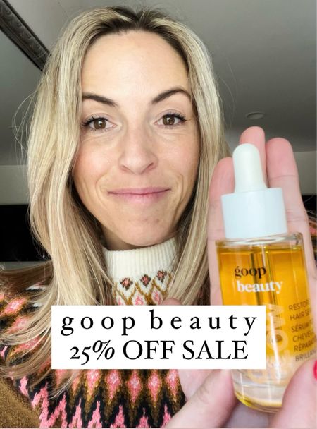 Presidents Day Sale Alert! Goop Beauty is having a 25% Sale off clean beauty. Linking our favorites we are all shopping this weekend. 

We love the hair oil! Laura has noticed a big difference in her hair- which was damaged, dry and brittle. This has restored moisture and health in a big way. 


#goop
#clean beauty

#LTKbeauty #LTKover40 #LTKsalealert