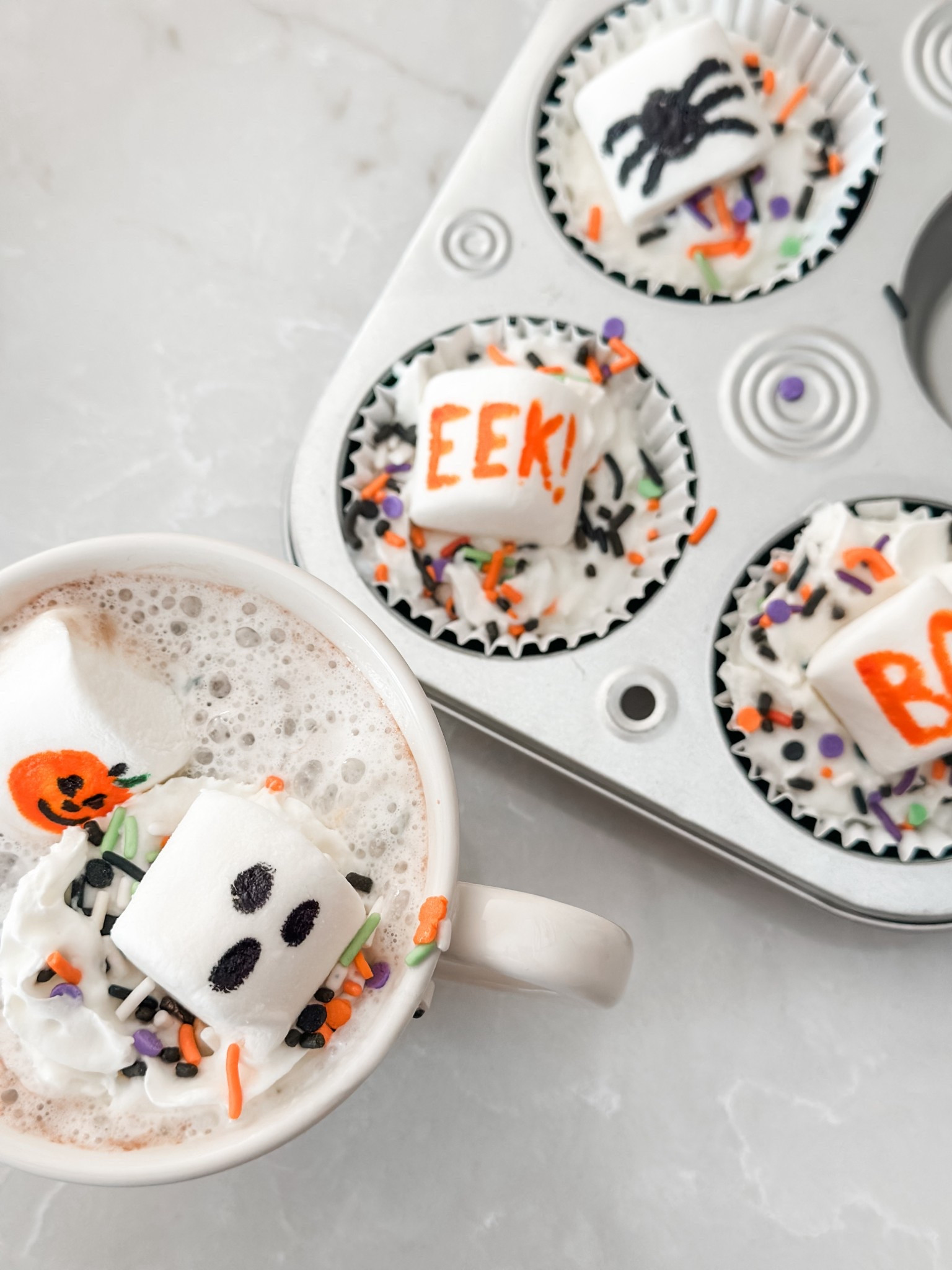 Frozen Halloween hot chocolate toppers 🎃👻

#LTKSeasonal #LTKHalloween #LTKHome