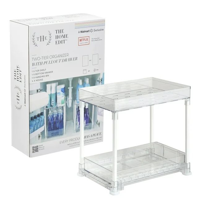 The Home Edit- Under Cabinet 2-Tier Tower - Walmart.com | Walmart (US)