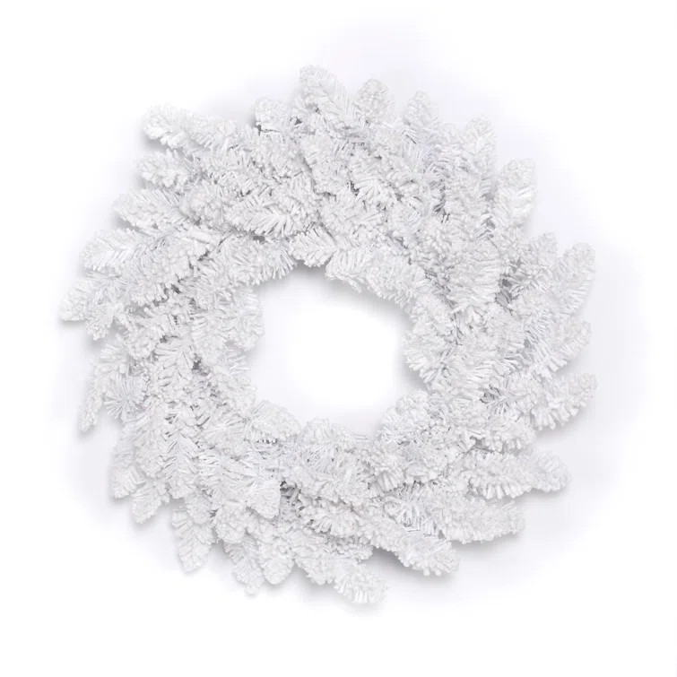 Martha Stewart Faux Lighted 24'' Wreath | Wayfair North America