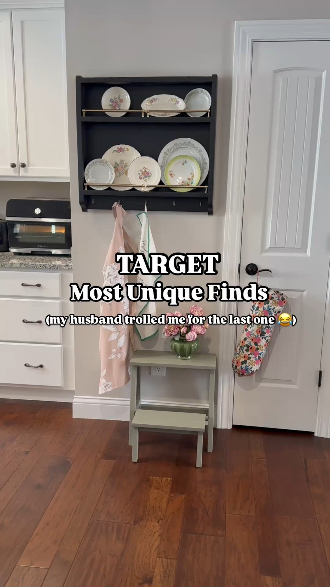 - These new wicker scalloped planters are DARLING but no green thumb here so made it a trash can!
- This folding step stool comes in 4 color ways & is far to pretty to store away!
- The adjustable height table is the PERFECT shade of brass
- The rechargeable lamps are gorgeous and cordless so you can put them anywhere and come in 3 colors 
- This floral lamp shade reminds me so much of Anthropologie but is only $10
- The floral tablecloth can be used as regular curtains or a shower curtain, just add curtain ring clips!

#LTKStyleTip #LTKWatchNow #LTKHome