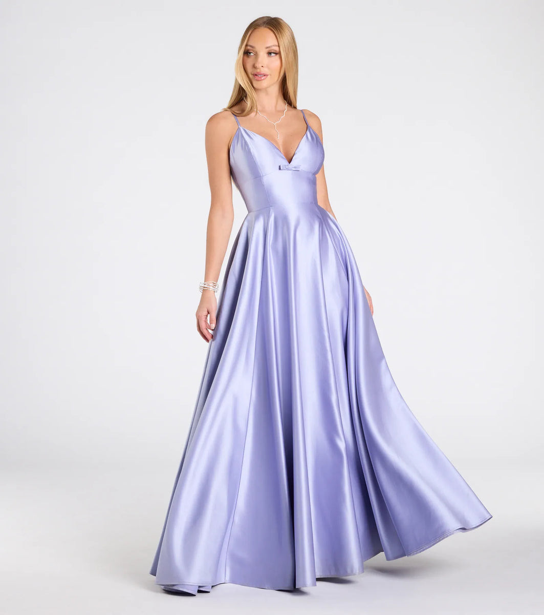 Daniela Satin A-Line Ball Gown | Windsor Stores