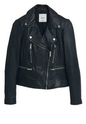 ALAMBRA - Lederjacke - schwarz | Zalando DE