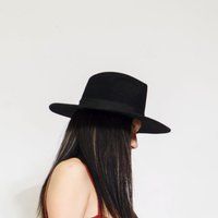 Fedora Wool Merino| Fedora - Beanie Hat-Merino Hat - Hat Womens-Black Fedora | Etsy (US)