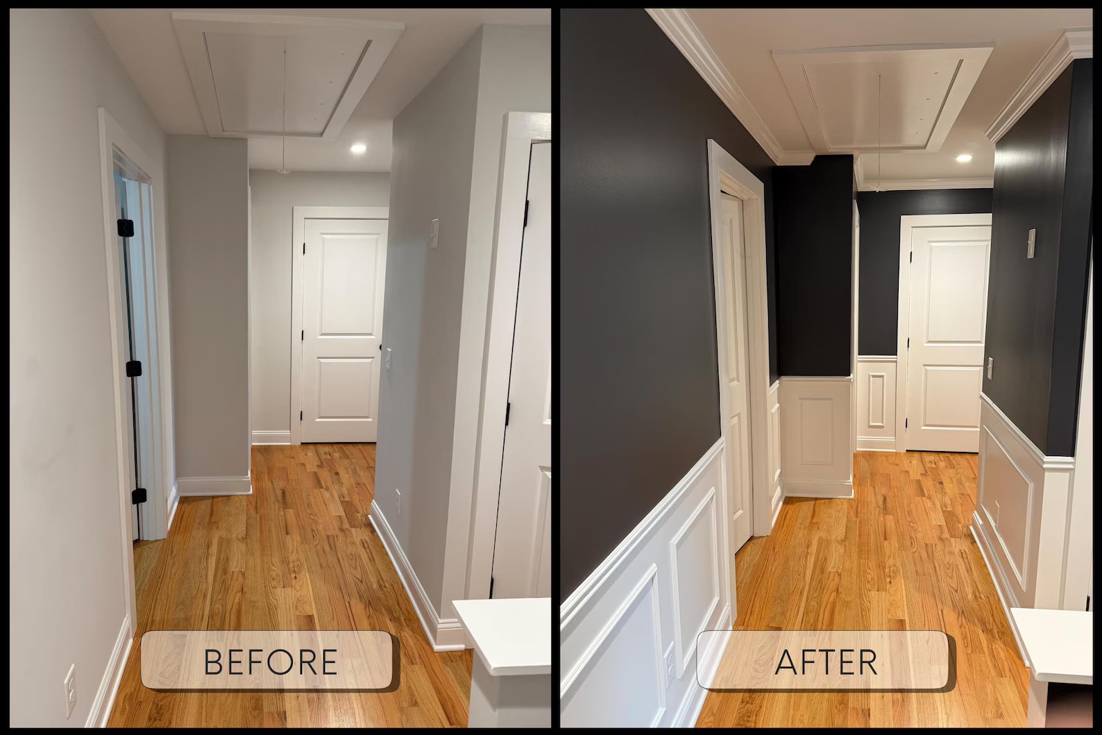 DIY Wainscoting Kit: Peel & Stick Wall Paneling - Half Wall Design - Etsy | Etsy (US)