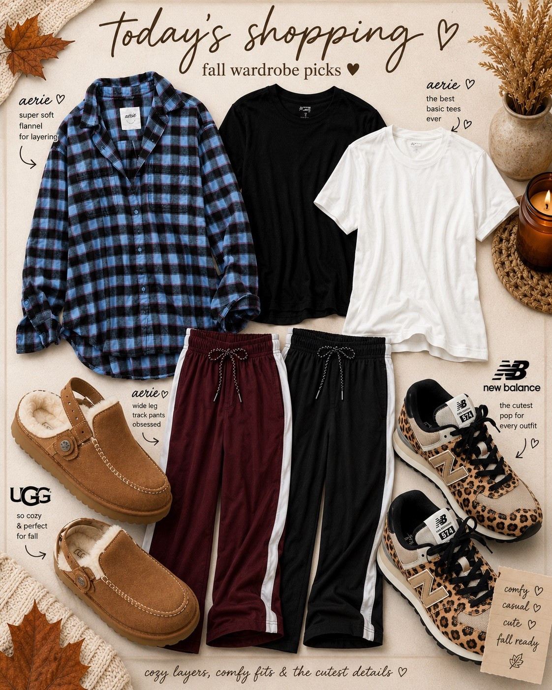 Fall Outfit Haul !! New items from aerie, Ugg and new balance 


I placed an order for a few fall wardrobe items!!! 

The leopard new balances already arrived and they are SO cute and comfy 

Then today I ordered these tees, flannels and pants from Aerie and a new pair of Uggs from Nordstrom!

I love that the aerie pants come in the options of short, regular or tall since I am only 5 feet !!! 

Will do a try on and share when everything arrives

#LTKSeasonal #LTKPetite #LTKOver40
