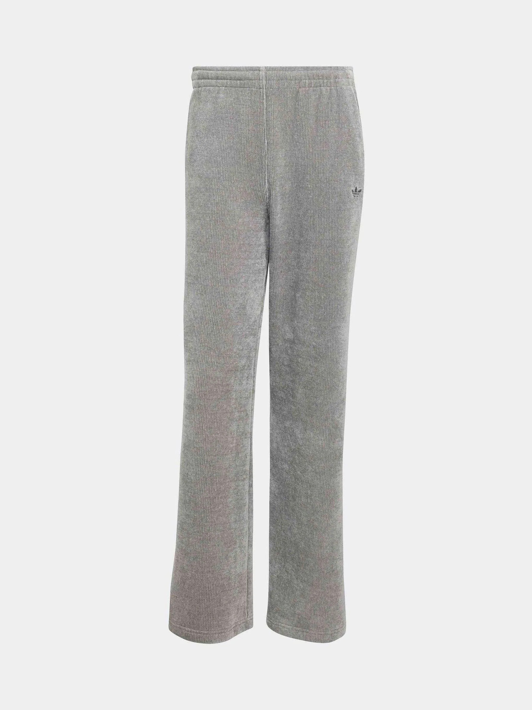 adidas originals adidas Originals Grey Chennille Knit Wide Leg Trousers | Next US