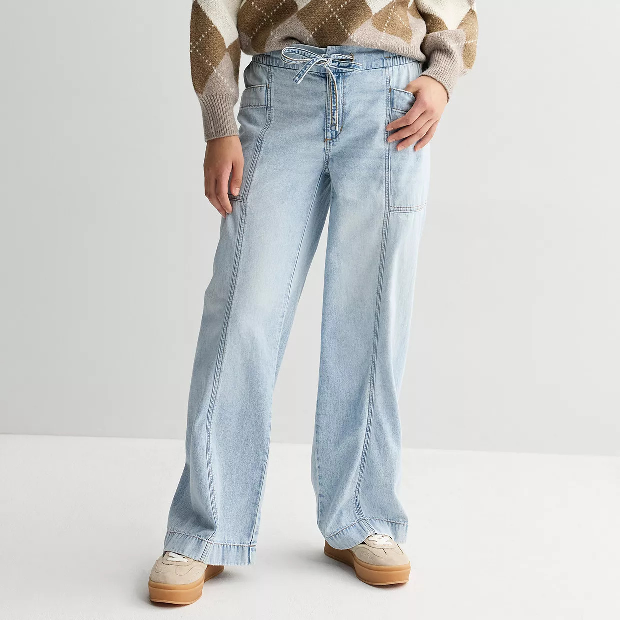 Juniors' SO® Mid-Rise Pull-On Utility Pants | Kohl's