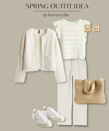 SPRING OUTFIT IDEA 🤍

fashion inspo, spring outfit, spring fashion, spring style, outfit idea, outfit inspo, casual chic outfit, casual chic ootd, white cardigan, knit cardigan, pointelle knit top, knitted top, white top, cream top, white pants, linen pants, white sneakers, veja campo, straw bag, tote bag, shoulder bag, h&m, style inspo, women fashion

#LTKSeasonal #LTKstyletip #LTKworkwear