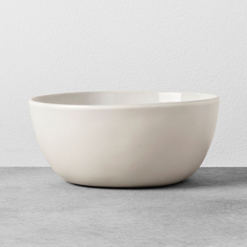 Medium Stoneware Serving Bowl Cream - Hearth & Hand™ with Magnolia | Target