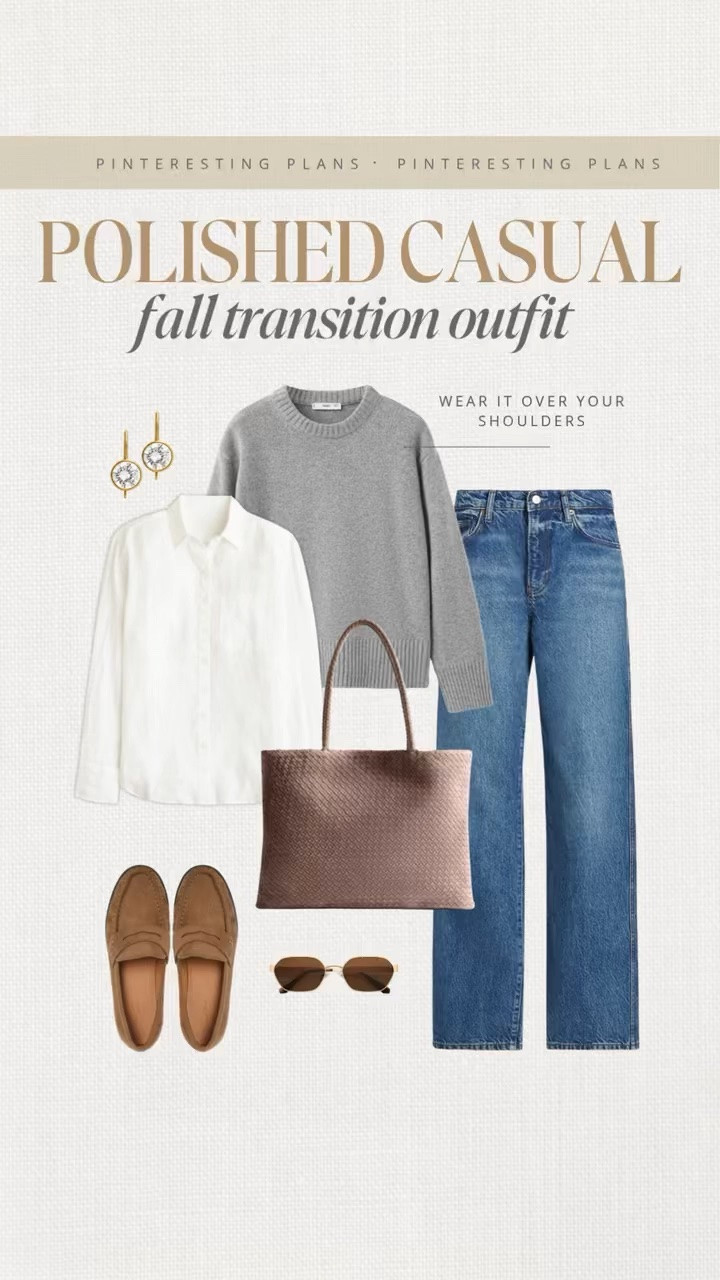 Polished casual fall transition outfit 🙌🏻🙌🏻

#LTKootd #LTKWorkwear #LTKOver40
