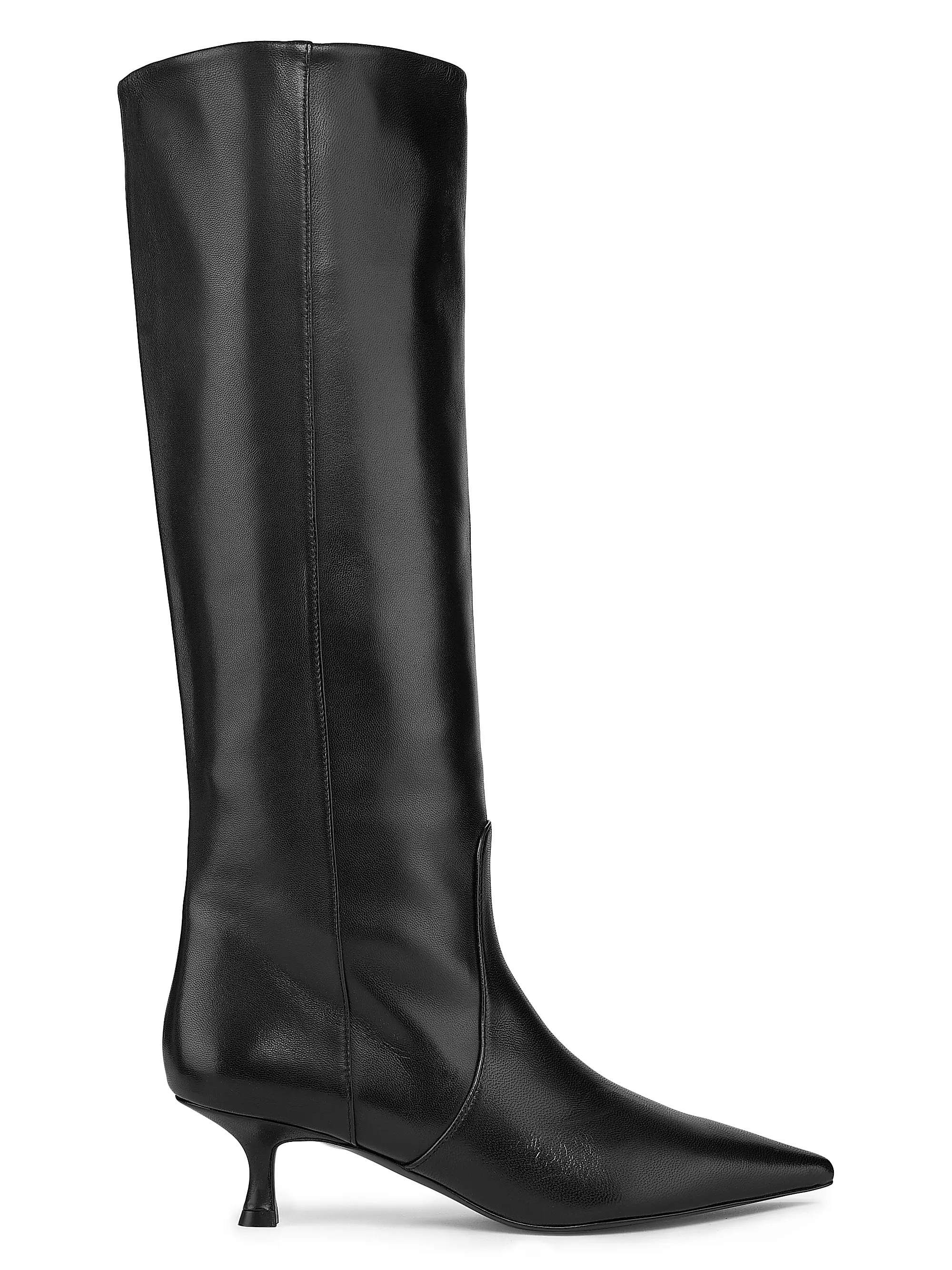 Naomi 50MM Lacquered Leather Boots | Saks Fifth Avenue