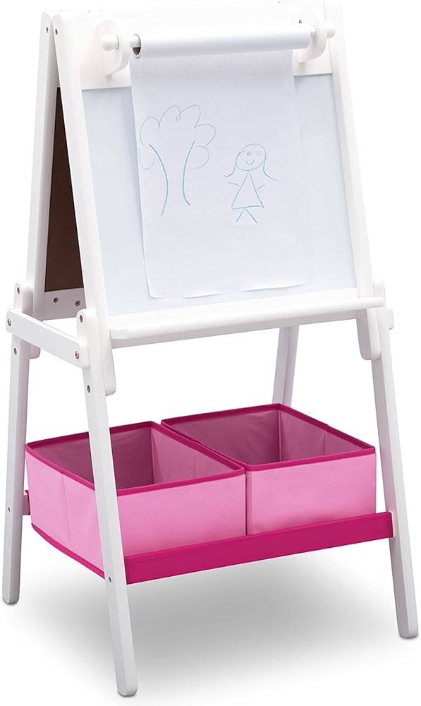 Delta Children MySize Kids Double-Sided Storage Easel -Ideal for Arts & Crafts, Homeschooling and... | Amazon (US)