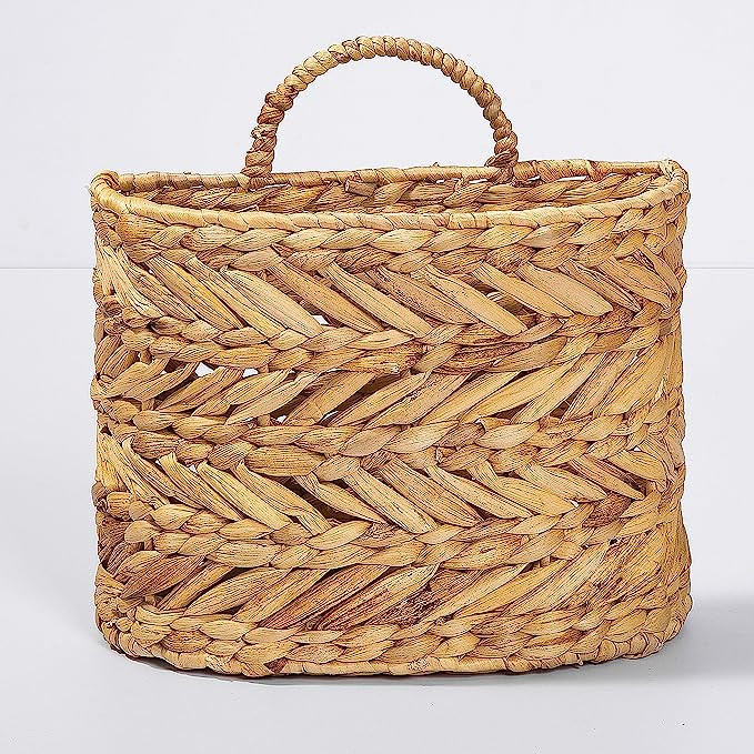 Artera Wicker Hanging Basket - 30cm x 13 cm Small Woven Fern Hanging Basket Flower Plants, Water ... | Amazon (US)