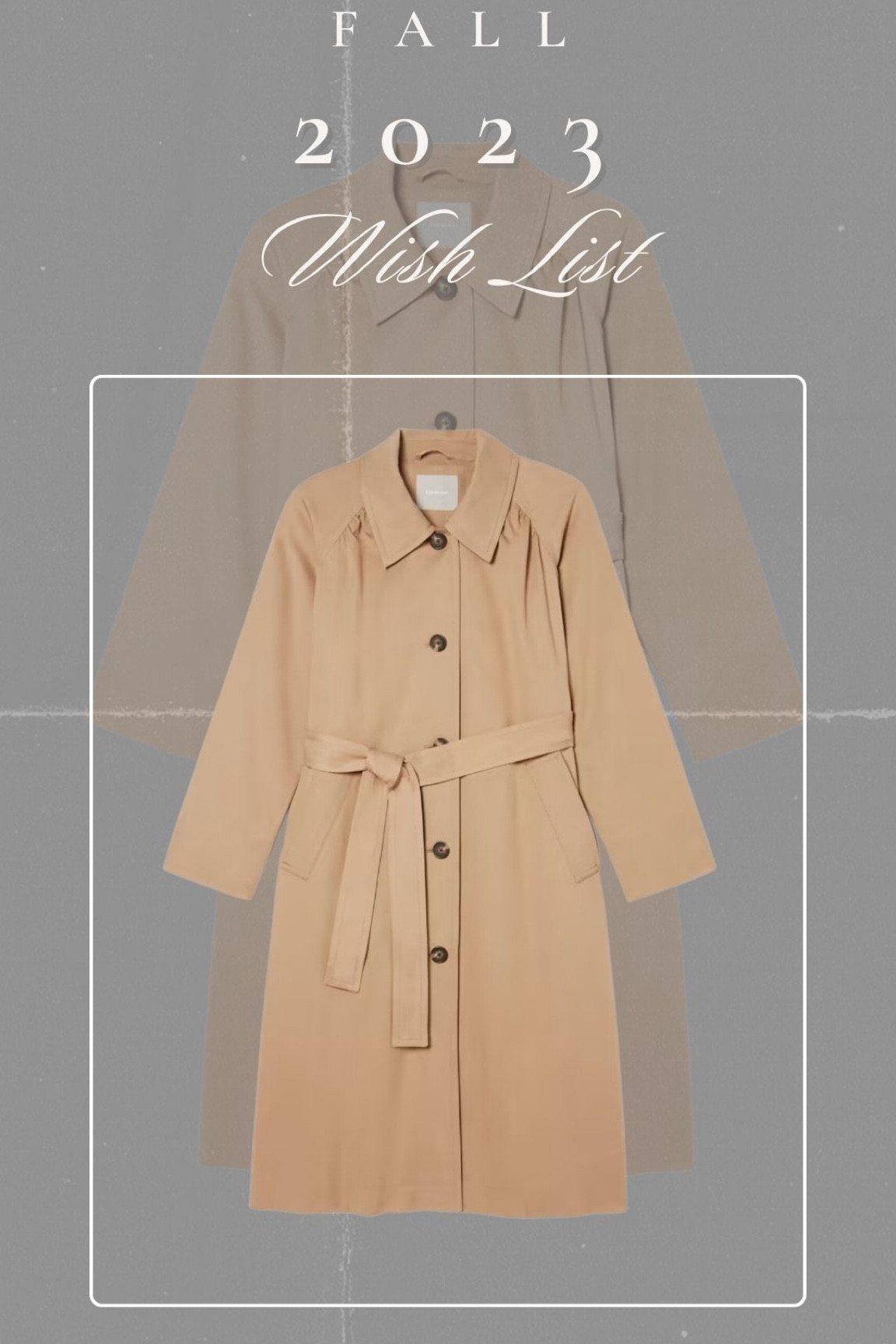 Fall 2023 trench coat 

#LTKfindsunder100 #LTKstyletip #LTKSeasonal