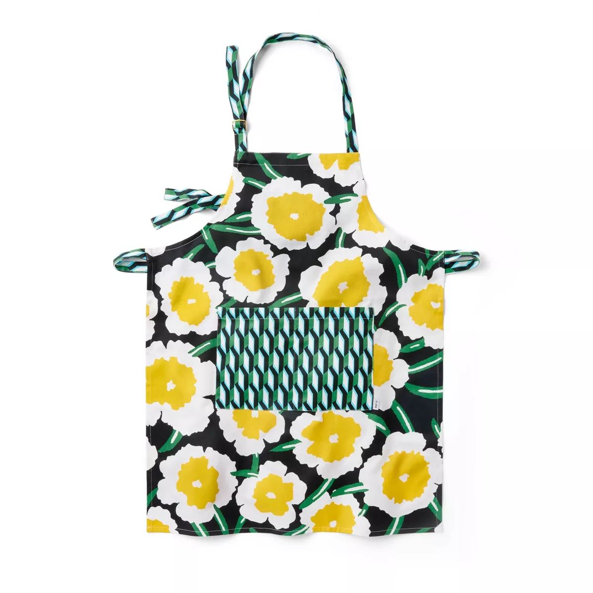 Arrow Geo Green/Yellow Poppy Adult Cooking Apron - DVF for Target | Target