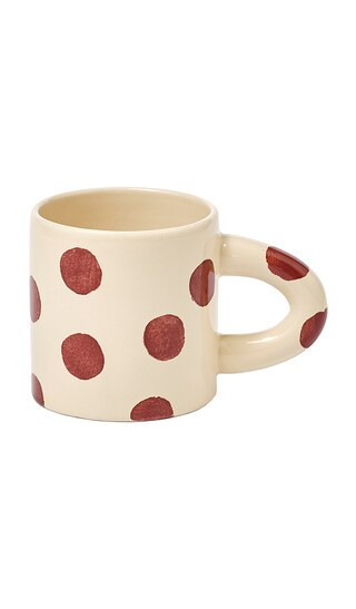 Damson Madder Chubby Mug in Cream. | Revolve Clothing (Global)