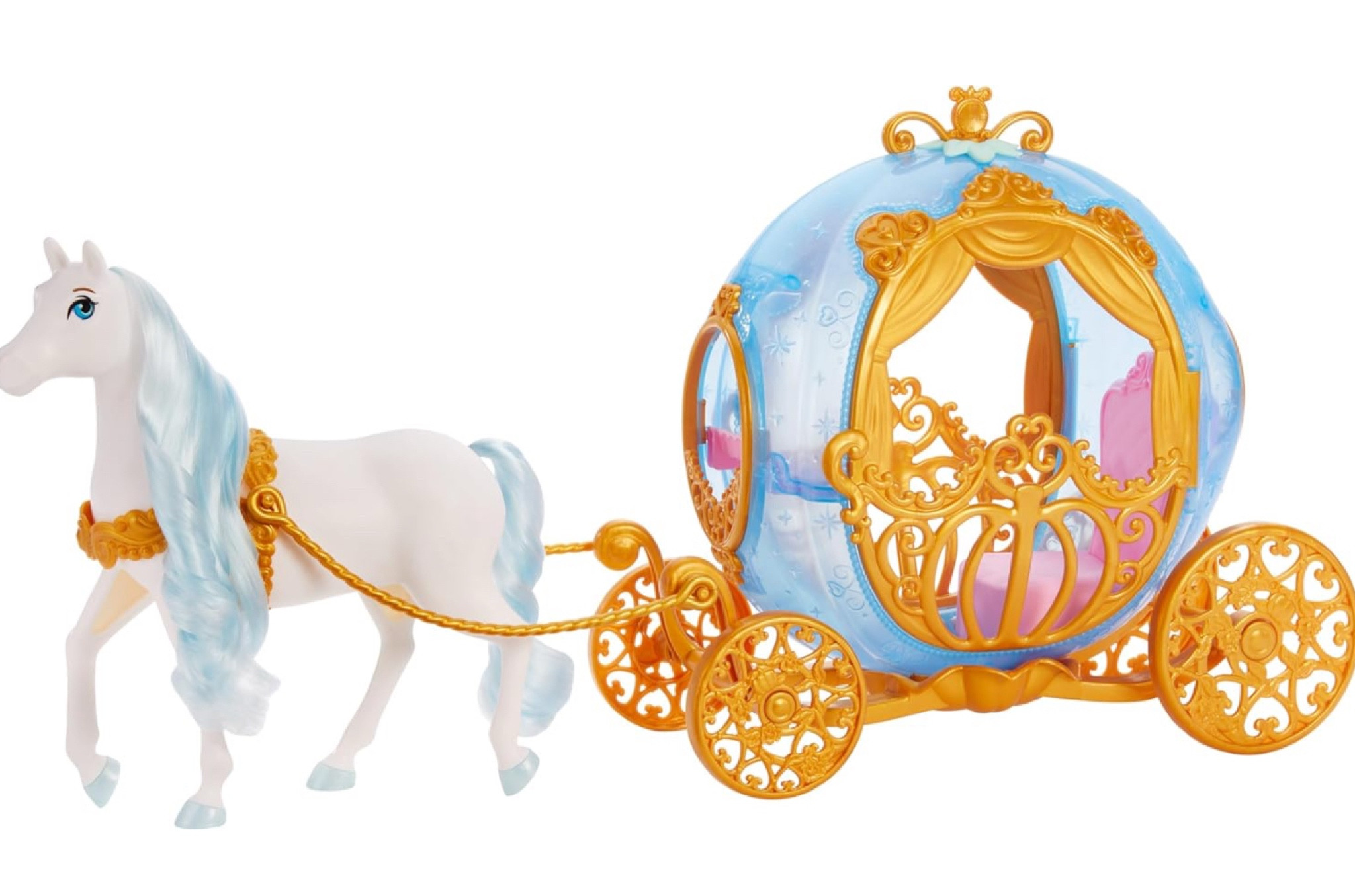 25% off 🎉

4.7 4.7 out of 5 stars (47)
Mattel Disney Princess Toys, Cinderella’s Rolling Carriage, Fashion Doll-Sized with White Horse Featuring Brushable Mane & Tail, Inspired by The Movie

#LTKGiftGuide #LTKSaleAlert #LTKKids