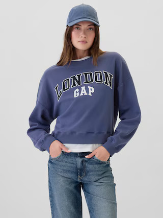 Oversized Gap Graphic Sweatshirt | Gap Factory
