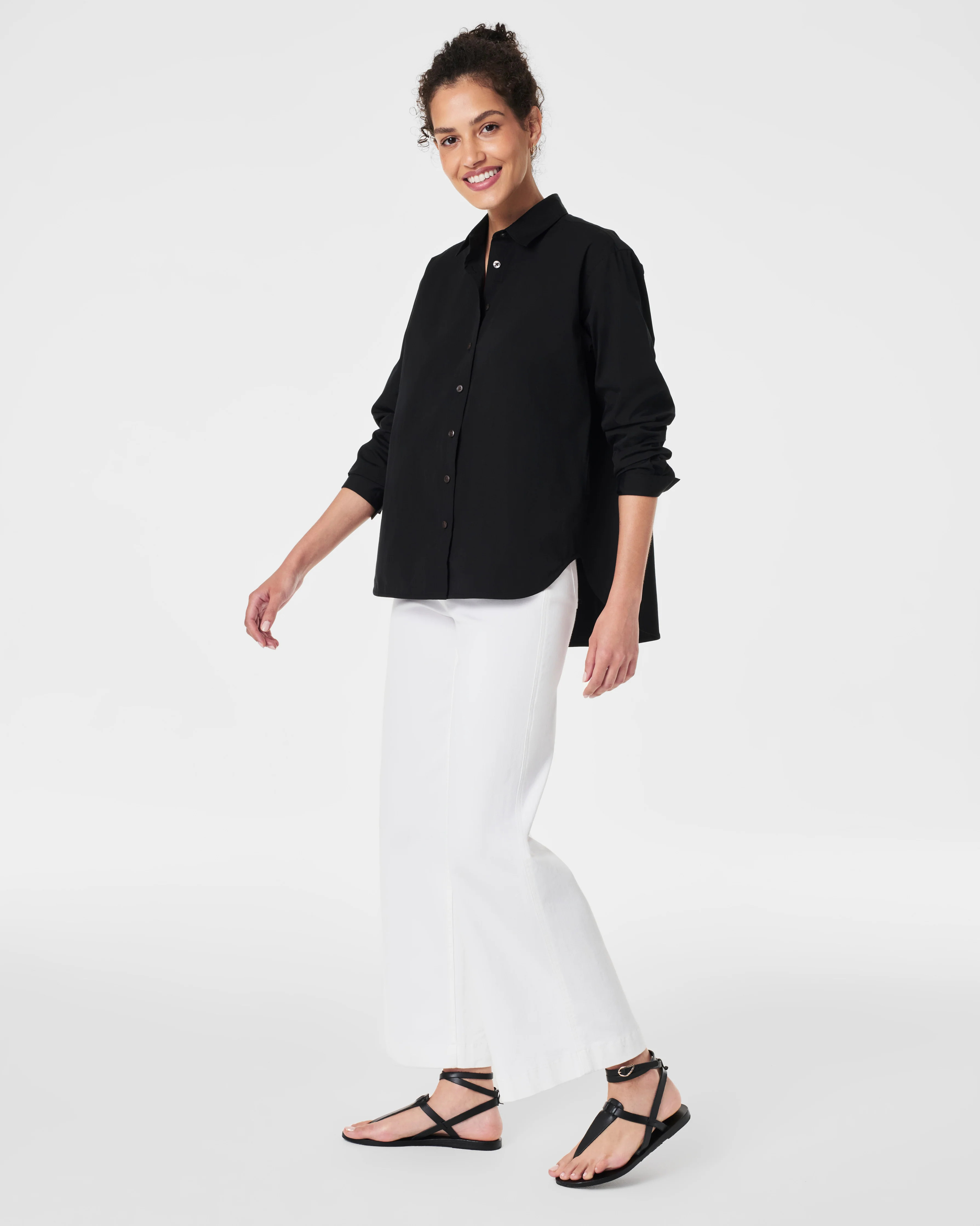 SPANX® Poplin Oversized Button-Down | Spanx