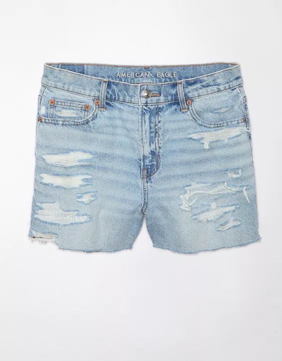 AE Strigid Super High-Waisted Relaxed Short | American Eagle Outfitters (US & CA)