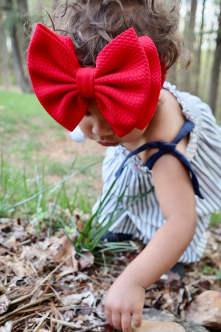 Our absolute favorite bows for baby girls! We love the 5” classic bow Headwrap but the bows are available in 3 different sizes. As well as nylon and piggie styles. The colors and patterns are endless but the best part is that these bows stay on and feel comfortable! 

#LTKGiftGuide #LTKkids #LTKbaby