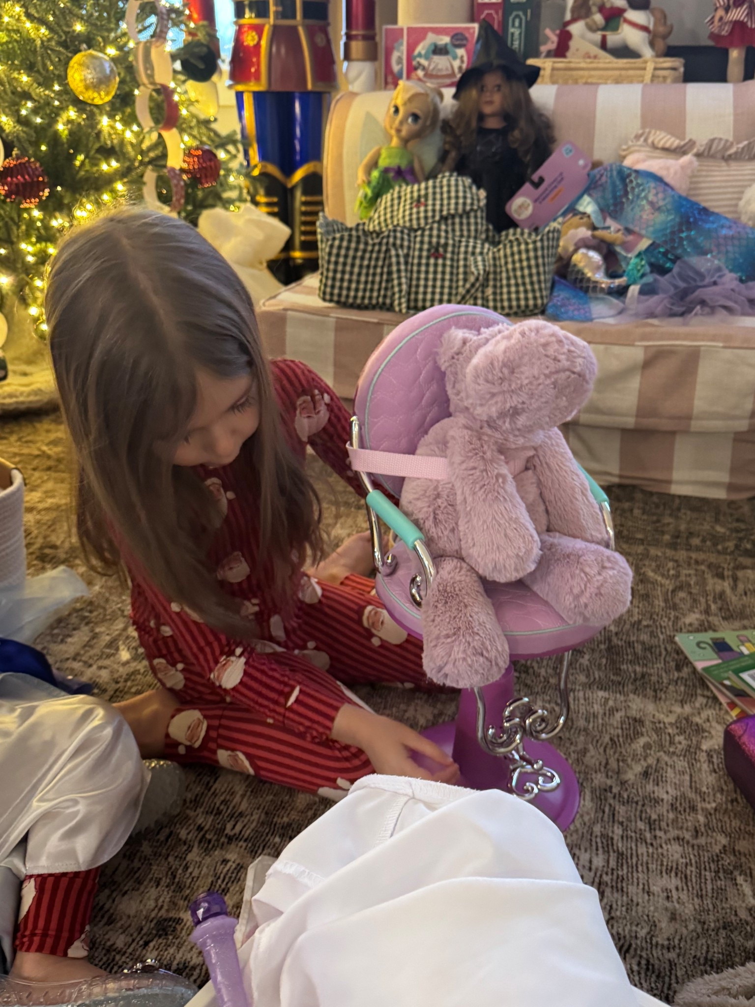 Doll hair styling chair and accessories! The girls have been doing every doll and stuffed animals hair non stop! 

#LTKKids #LTKGiftGuide #LTKHoliday