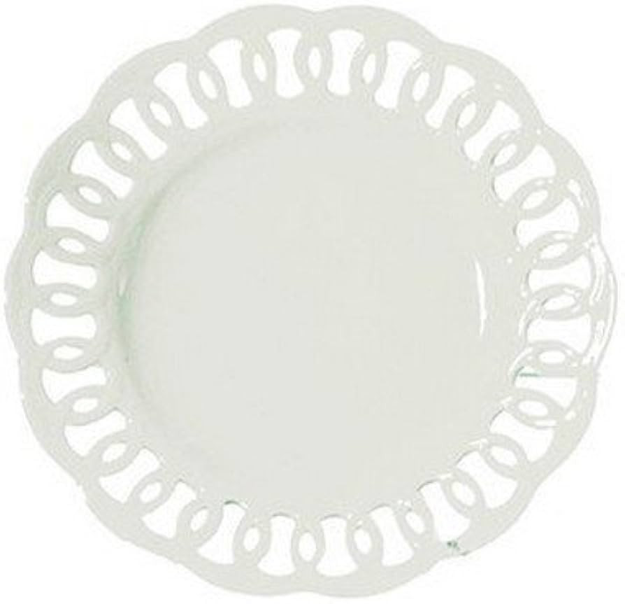 La Porcellana Bianca Firenze Carved Plate, 7.75",White | Amazon (US)