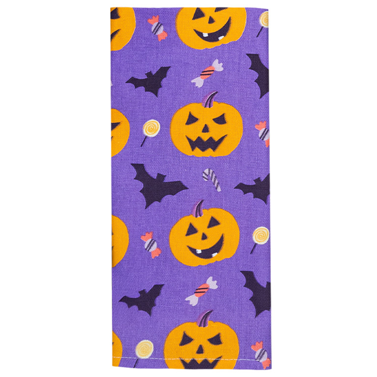 Celebrate Everyday Halloween Pumpkin Decorative Kitchen Towel | Walmart (US)