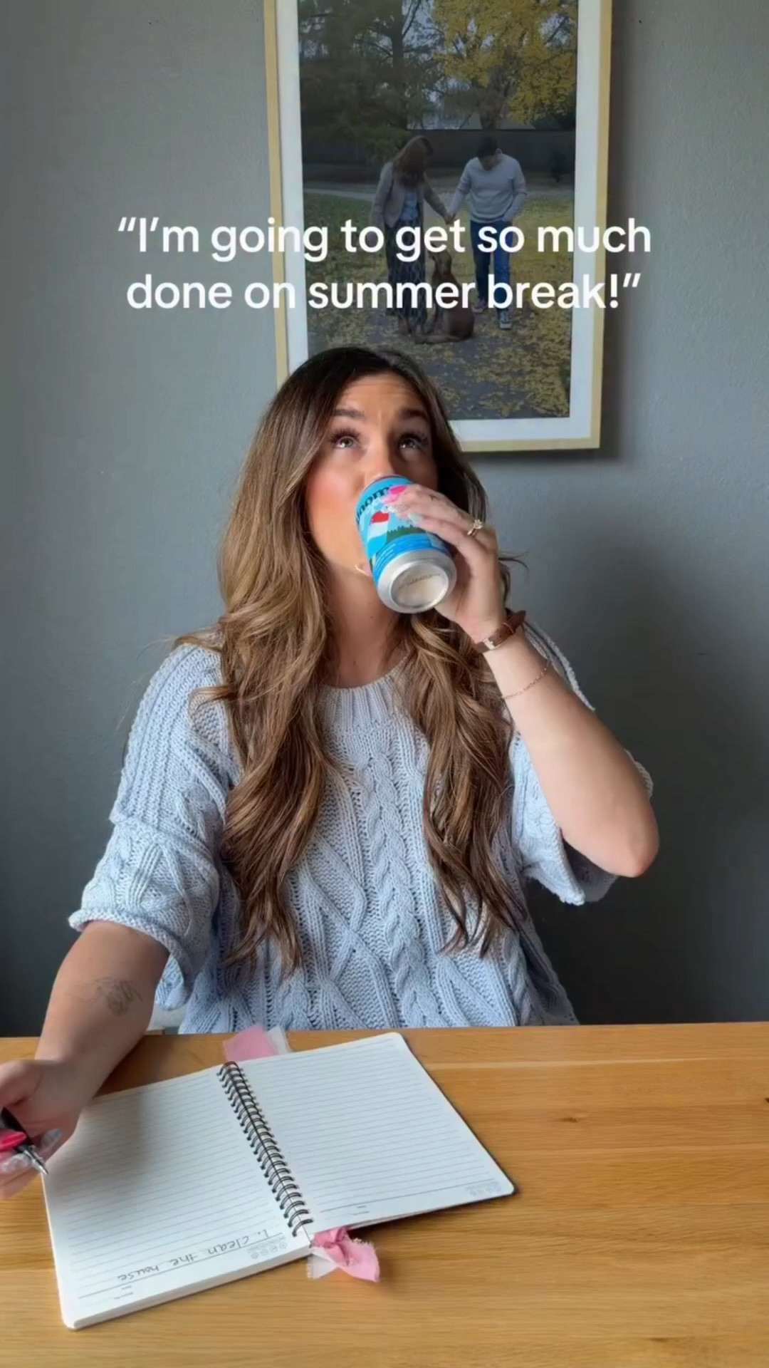 I do this every single summer & end up doing my entire to do this the last week of summer!!! At least I have a yummy drink to binge watch, read, and nap!!!! 

#teachersoftiktok #giftedbybloom #bloompop #teacheronsummerbreak #summerbreak

#LTKdayinmylife #LTKselfcare #LTKPetite