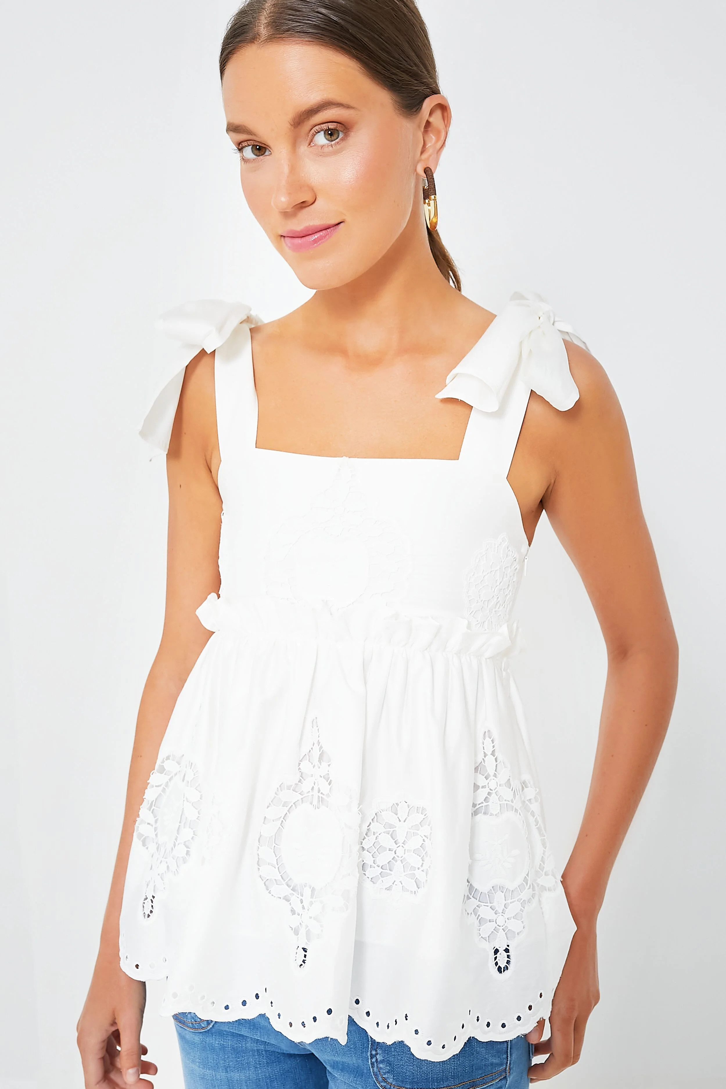 Off White Perla Top | Tuckernuck (US)