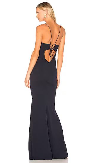 Luna Gown in Navy | Maxi Wedding Guest Dress Sexy Summer Dress Sexy Outfits Wedding Guest Maxi Dress | Revolve Clothing (Global)