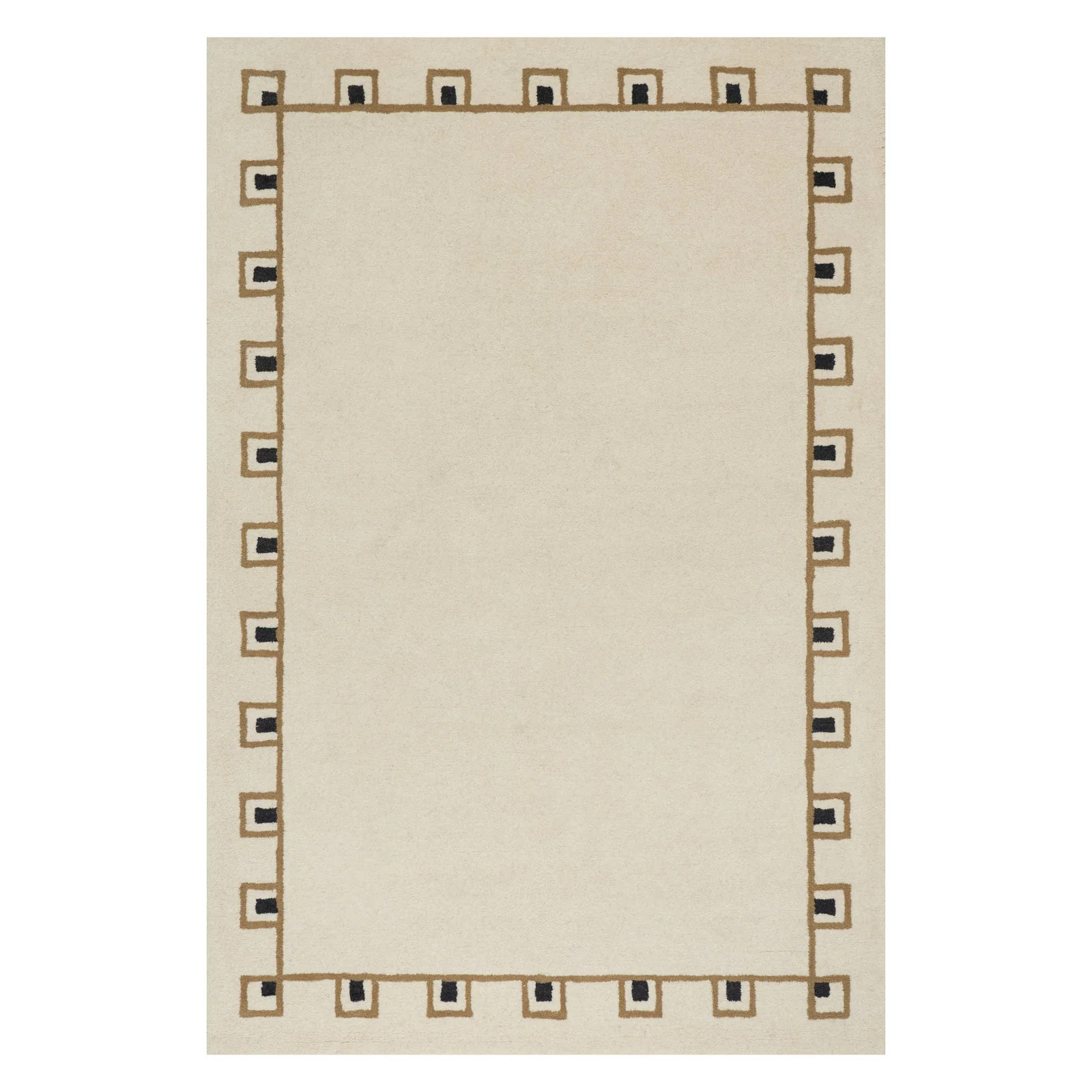 Yves Bordered Wool Rug by Nate Berkus | Ivory | Annie Selke
