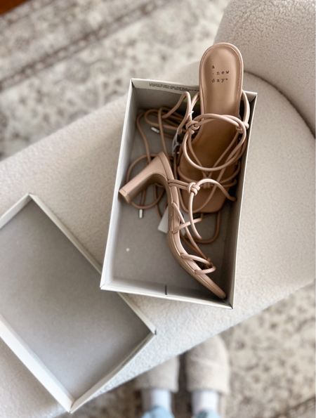 Obsessing over these cute sandals from target. They are only $40 and would be the perfect shoe for a spring or summer wedding! I got them in this neutral shade but they make really cute other colors including black and pink! 

#LTKFind #LTKunder50 #LTKshoecrush