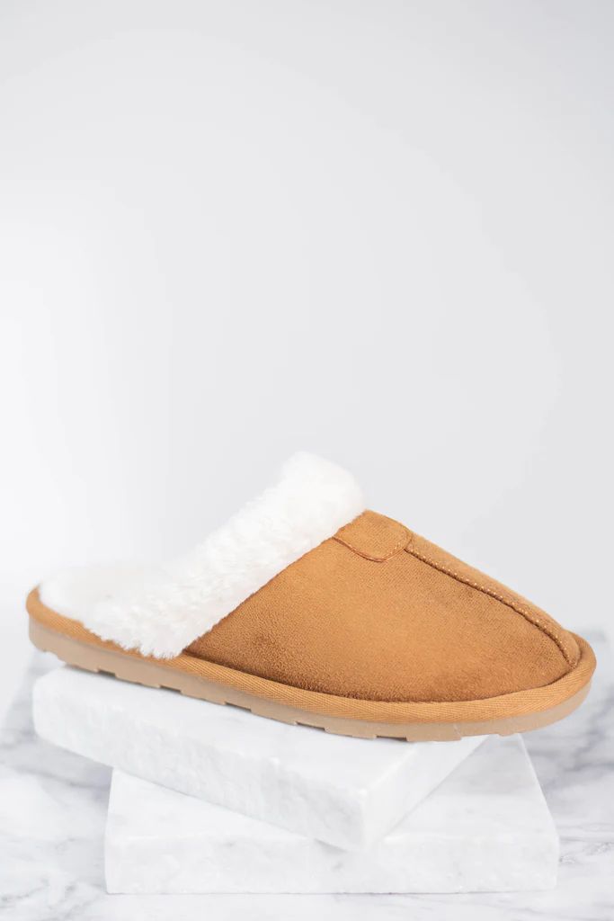Homeward Bound Tan Brown Slippers | The Mint Julep Boutique